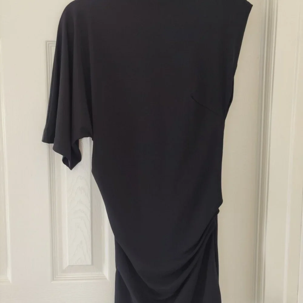 Mango - Asymetrical sleeve Mini Dress - size 0 - Picture 5 of 8